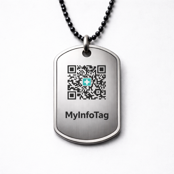Large Deluxe Dog Tag