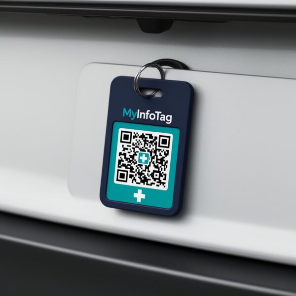 MyInfoTag License Plate Tag
